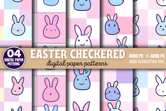 Download Easter Checkered Digital Pattern 4 - Premium Resources