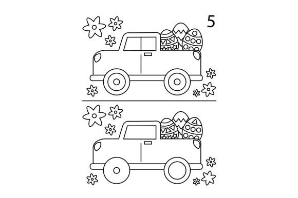 Download Easter Truck Spot the Differences - Easter truck Collection