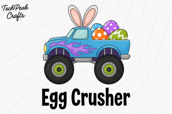 Download Egg Crusher Easter Truck PNG - Easter truck Collection