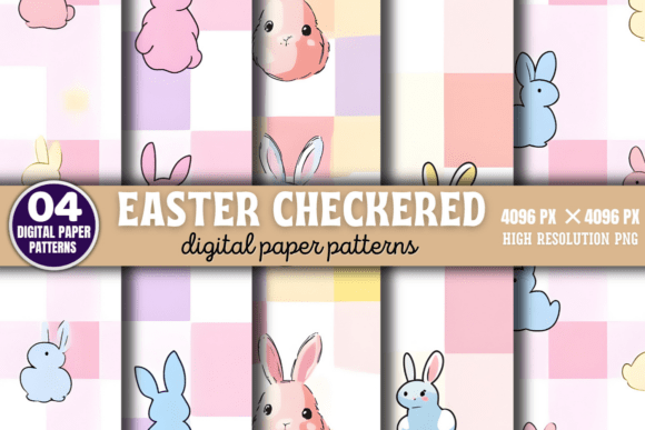 Download Easter Checkered Digital Pattern 5 - Premium Resources