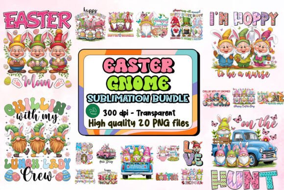 Download Easter Gnome Sublimation Bundle - Premium Resources