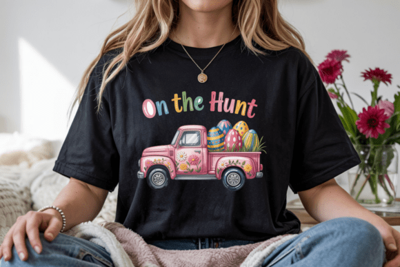 Download On the Hunt Easter Truck PNG - Easter truck Collection