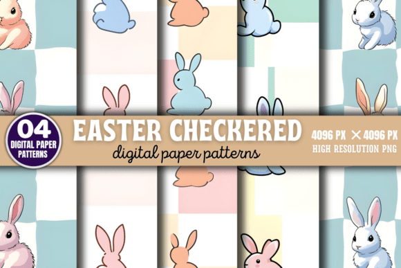Download Easter Checkered Digital Pattern 3 - Premium Resources